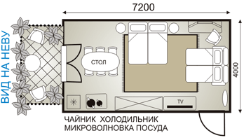 План комнаты 